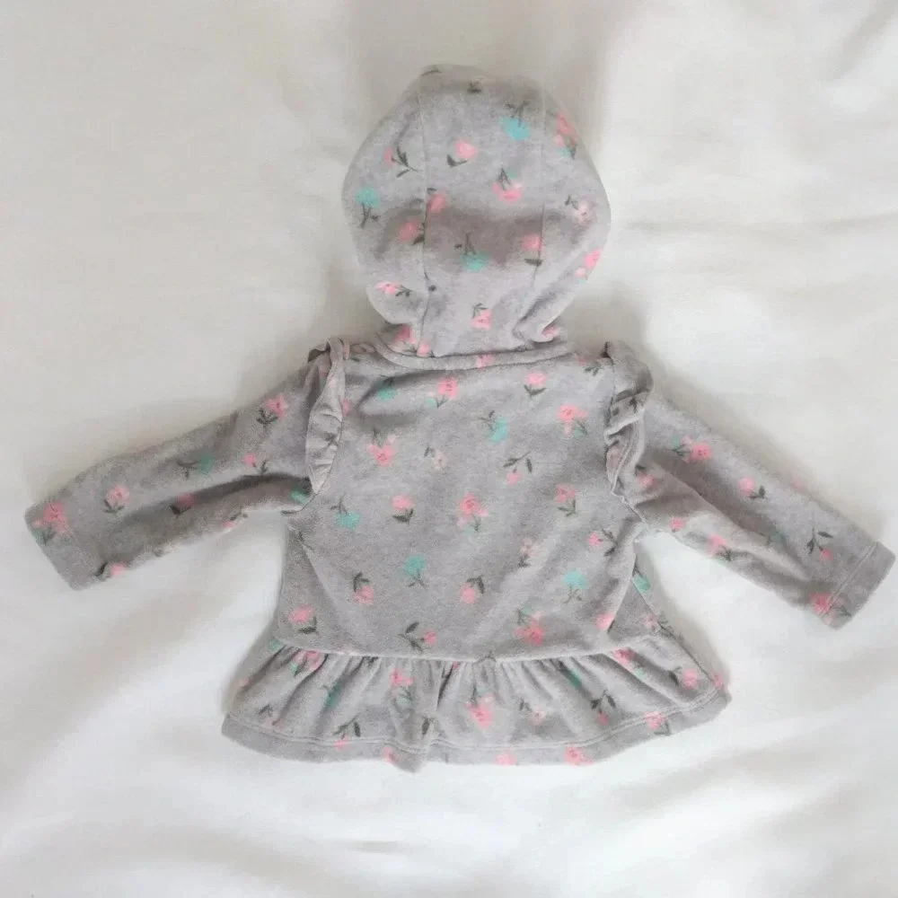 Carters Baby fleece zip up jacket 3m